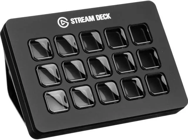 Alt view image 8 of 20 - Elgato Stream Deck MK.2 10GBA9901 Full-size Wired USB Keypad with 15 Customizable LCD keys Model 10GBA9901