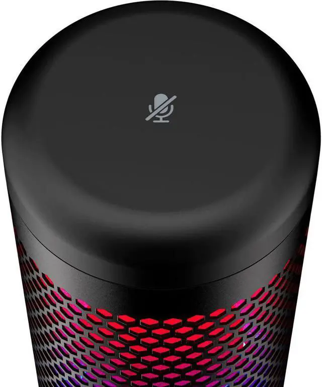 Alt view image 5 of 13 - HyperX QuadCast S RGB Multi-Pattern USB Condenser Microphone, Black #4P5P7AA
