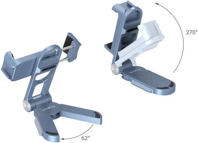 Alt view image 5 of 7 - SmallRig Universal Smartphone Holder, Blue