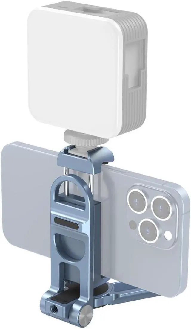 Alt view image 6 of 7 - SmallRig Universal Smartphone Holder, Blue