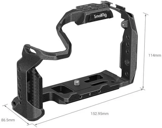 Alt view image 2 of 7 - SmallRig Black Mamba Series Camera Cage for Panasonic LUMIX GH6