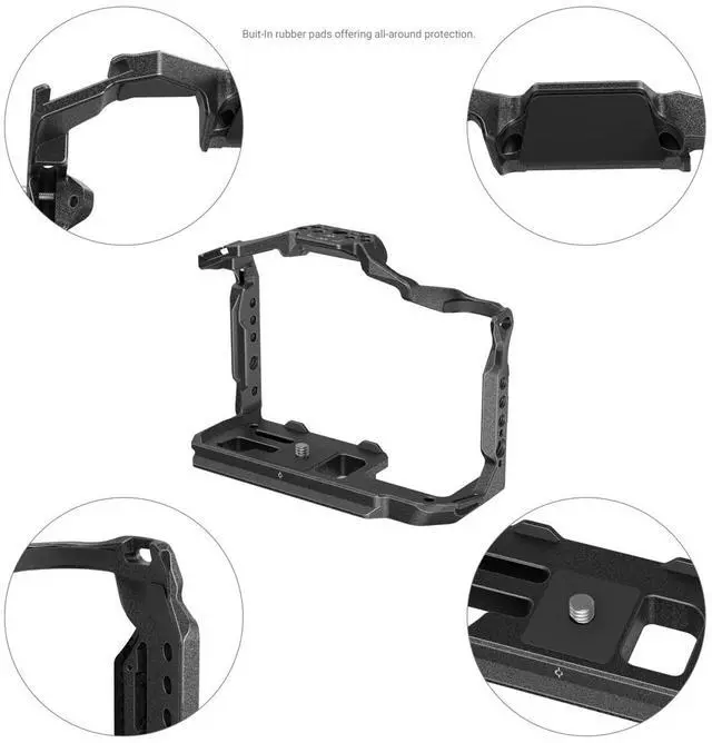 Alt view image 4 of 7 - SmallRig Black Mamba Series Camera Cage for Panasonic LUMIX GH6
