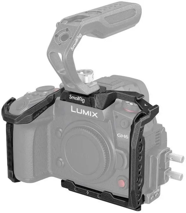 Alt view image 6 of 7 - SmallRig Black Mamba Series Camera Cage for Panasonic LUMIX GH6