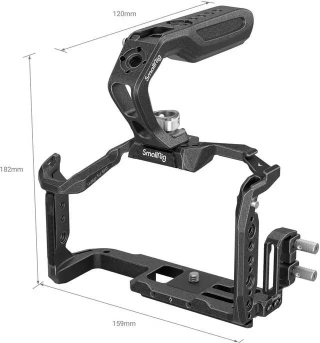 Alt view image 2 of 6 - SmallRig Black Mamba Series Camera Cage Kit for Panasonic LUMIX GH6