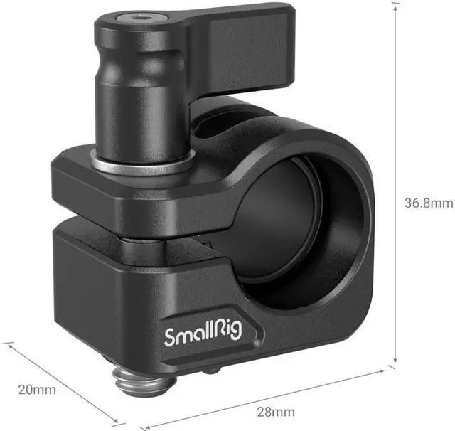 Alt view image 3 of 7 - SmallRig 12mm/15mm Single Rod Clamp
