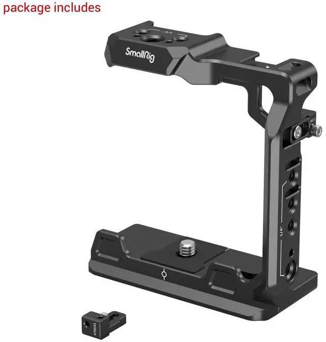 Alt view image 3 of 7 - SmallRig 3639 Half Camera Cage for Sony Alpha 7 IV/Alpha 7S III/Alpha 1/Alpha 7R IV