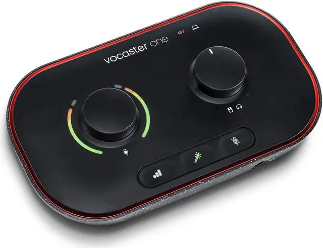 Alt view image 10 of 20 - Focusrite Vocaster One Podcasting Interface