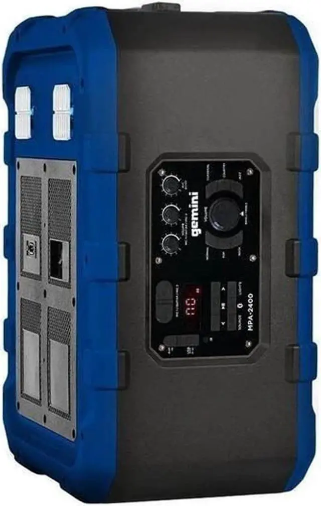 Alt view image 18 of 20 - Gemini MPA2400BLU Portable Bluetooth Party Speaker