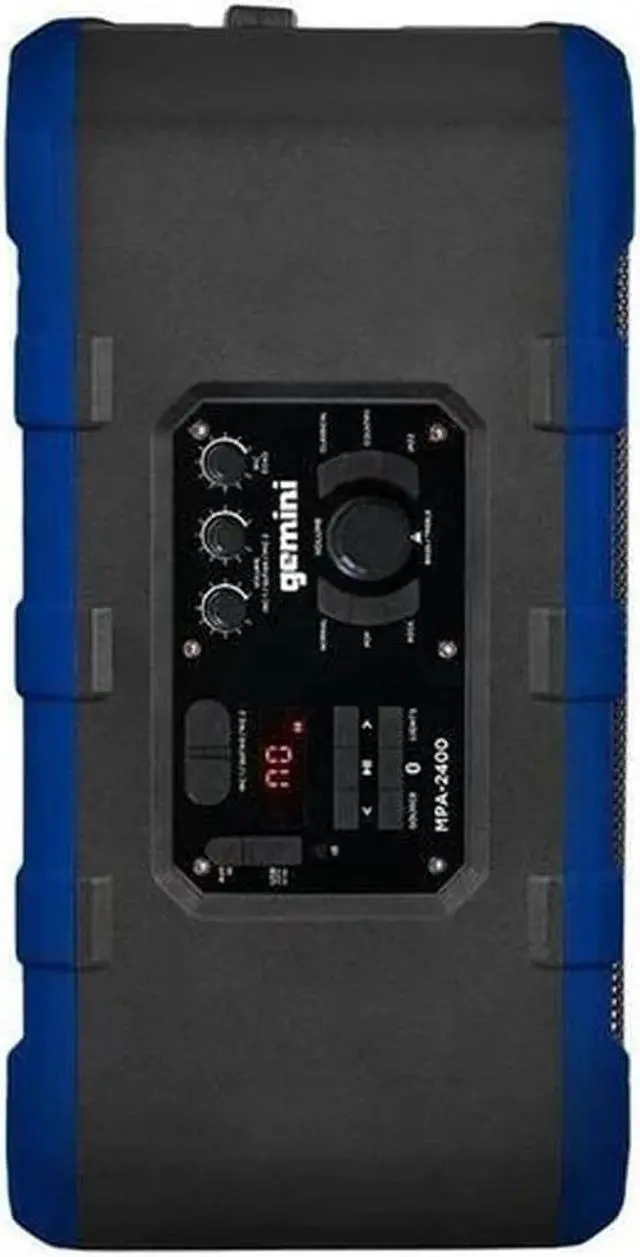Alt view image 19 of 20 - Gemini MPA2400BLU Portable Bluetooth Party Speaker