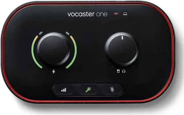 Alt view image 11 of 20 - Focusrite Vocaster One Studio 1-Person Podcasting Kit