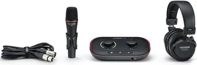 Alt view image 8 of 20 - Focusrite Vocaster One Studio 1-Person Podcasting Kit