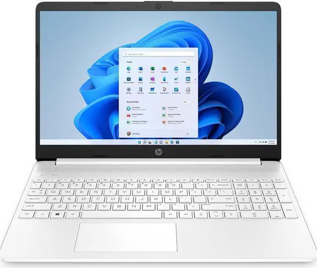 Alt view image 2 of 13 - HP 15-dy2000 15-dy2042nr 15.6" Notebook HD 1366 x 768 Intel Core i3 11th Gen i3-1115G4 Dual-core (2 Core) 3GHz 4GB Total RAM 256GB SSD Snow White Model 50V73UA#ABA
