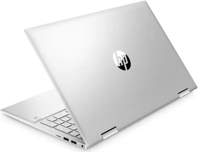 Alt view image 7 of 8 - HP Pavilion x360 15.6" Touchscreen 2-in-1 Laptop Intel Core i5-1235U 12 GB RAM 256 GB SSD Natural Silver