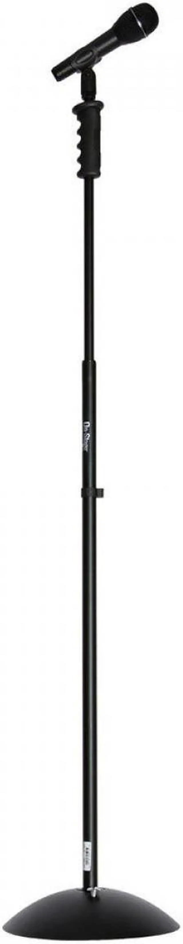 Alt view image 2 of 5 - On-Stage MS7255PG Pistol Grip Dome Base Mic Stand