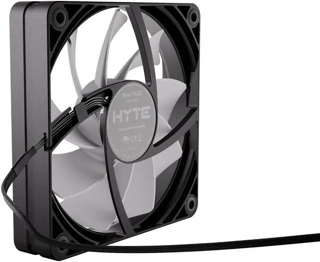 Alt view image 7 of 8 - HYTE Flow FA12 Triple Fan Pack (120mm), High Performance PWM Case Fan, 1500RPM, 4-PIN, White