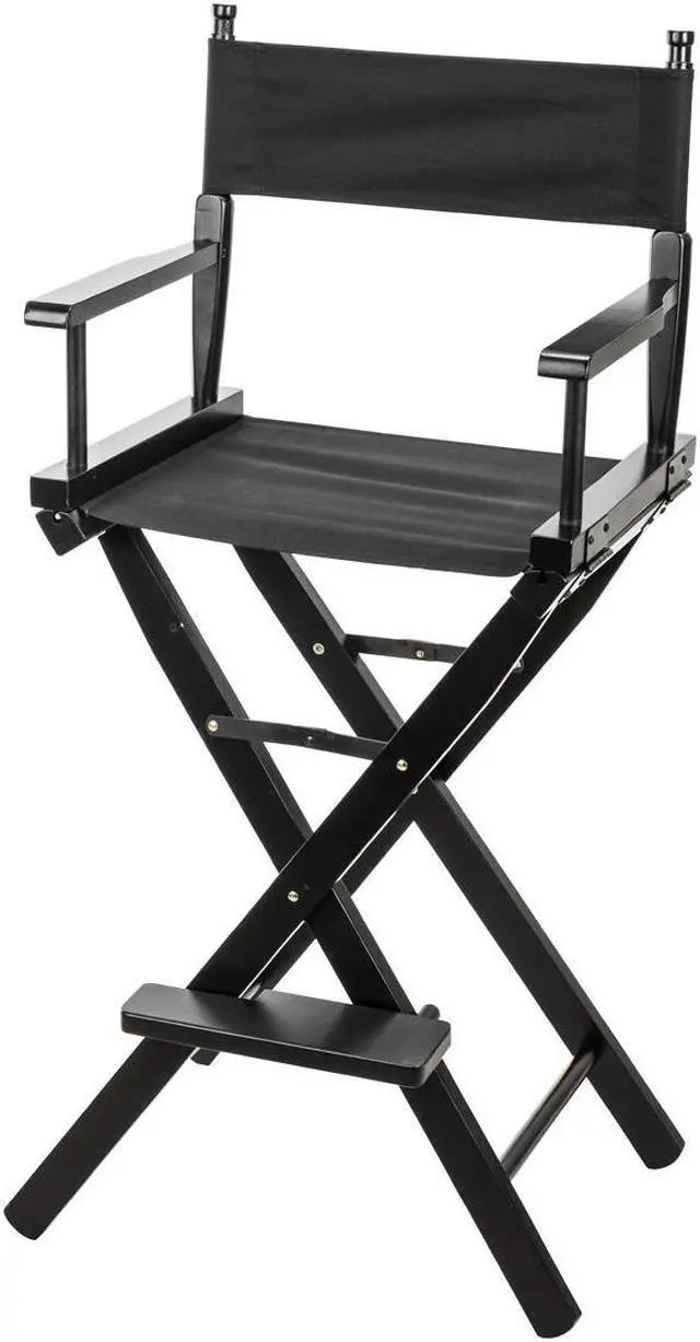 Main image of CLAR DC-30 Film Director's Chair (Black Wood with Black Seat & Back) #CL-X-DC30