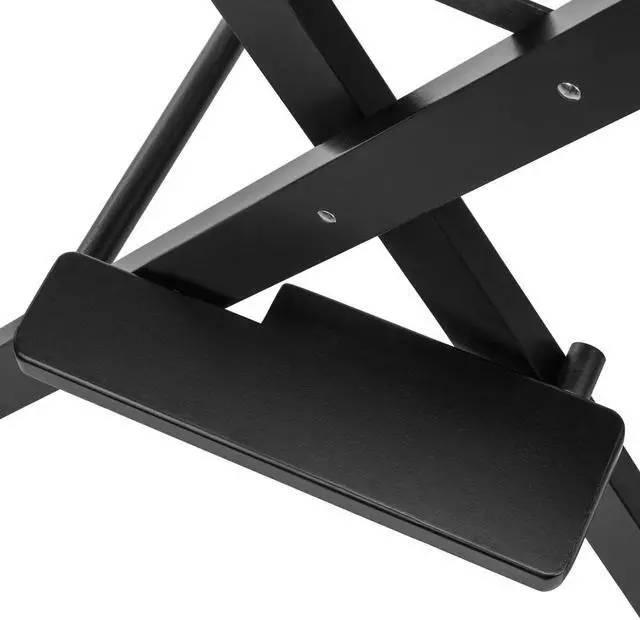 Alt view image 7 of 7 - CLAR DC-30 Film Director's Chair (Black Wood with Black Seat & Back) #CL-X-DC30