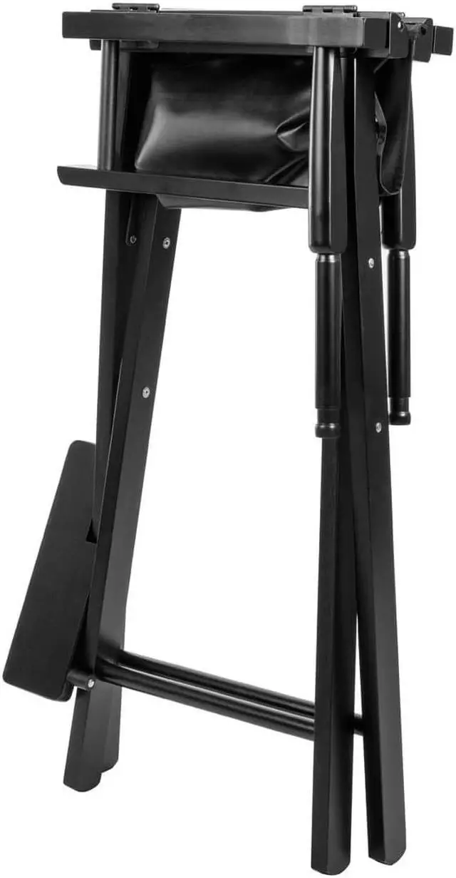 Alt view image 5 of 7 - CLAR DC-30 Film Director's Chair (Black Wood with Black Seat & Back) #CL-X-DC30