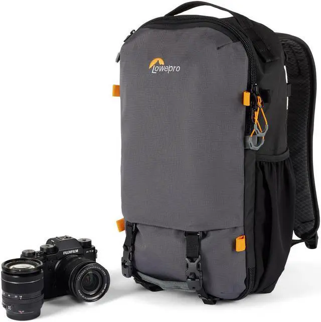 Alt view image 3 of 7 - Lowepro Trekker Lite BP 150 AW 18.5L Camera and Laptop Backpack, Black/Gray