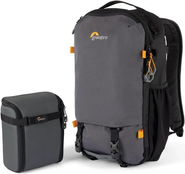 Alt view image 4 of 7 - Lowepro Trekker Lite BP 150 AW 18.5L Camera and Laptop Backpack, Black/Gray