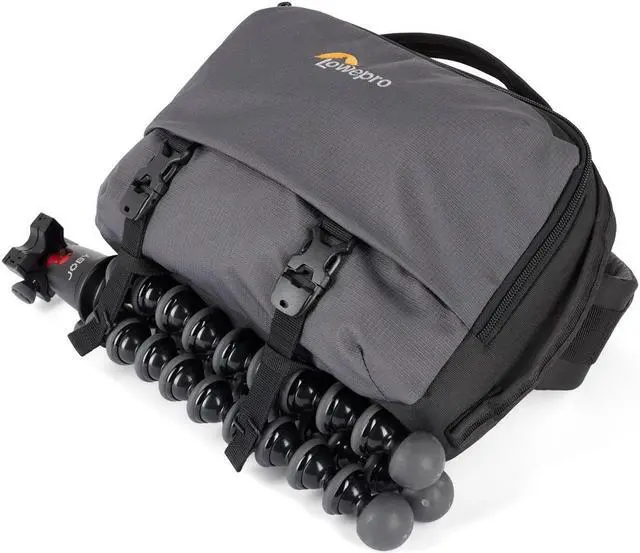 Alt view image 5 of 7 - Lowepro Trekker Lite SLX 120 AW 6.5L Camera Backpack, Black/Gray #LP37468