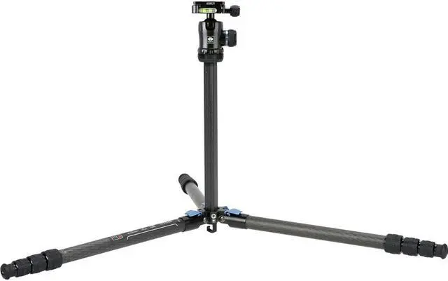 Alt view image 11 of 15 - Sirui Carbon Fiber Tripod Kits with Triangular Column 26LB Load (ST124+K10X)