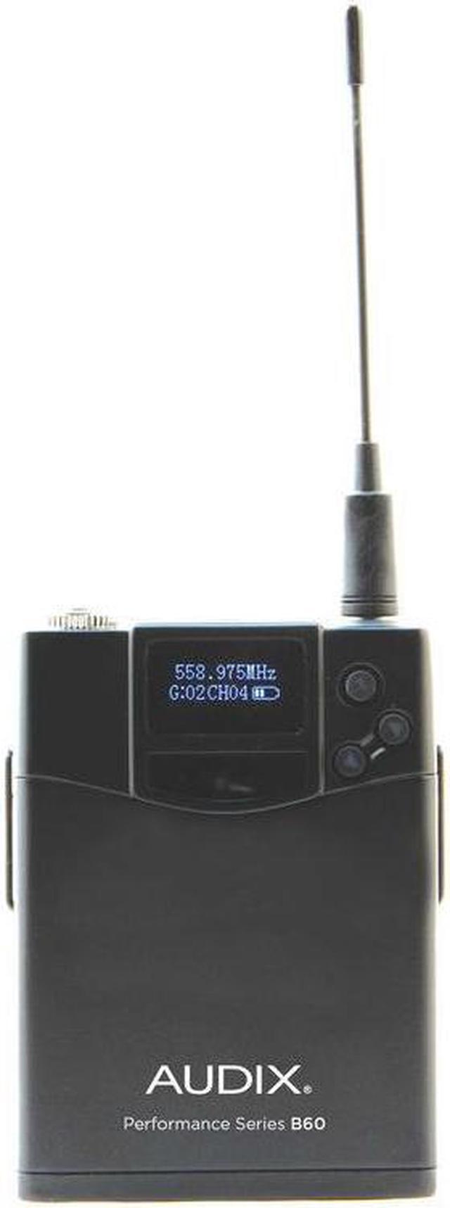 Alt view image 4 of 6 - Audix B60 Bodypack Transmitter 518-554 MHz