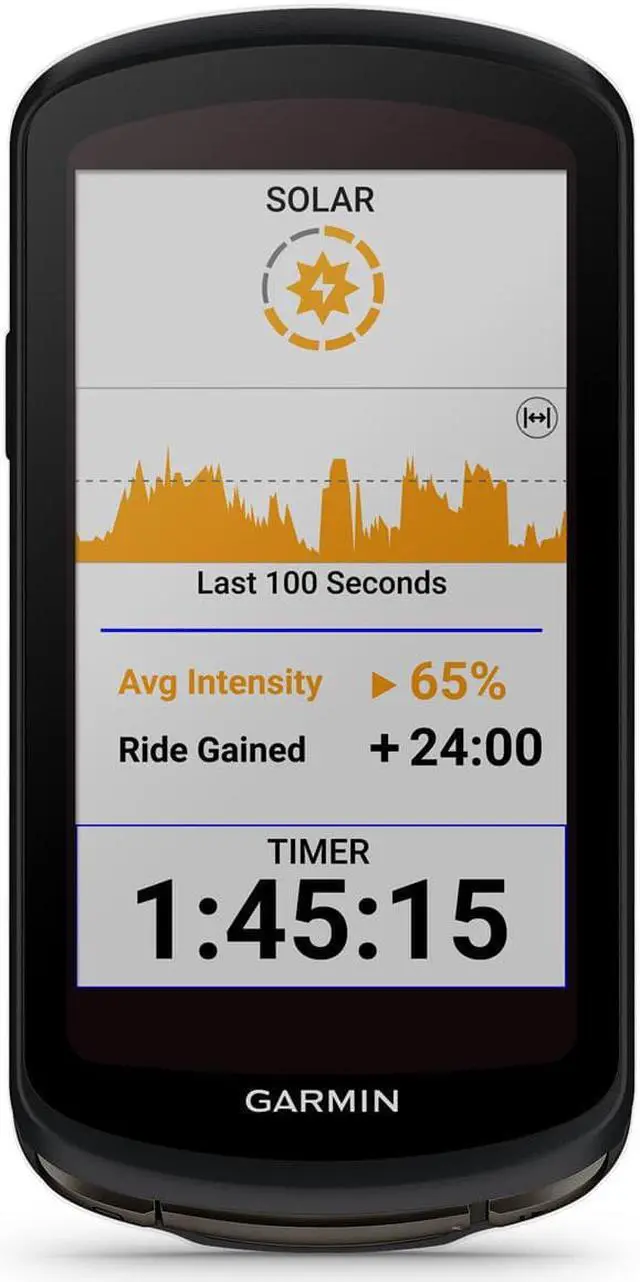Alt view image 5 of 11 - Garmin Edge 1040 Solar | Solar GPS Bike Computer 010-02503-20