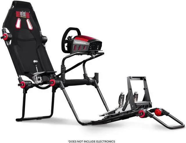 Alt view image 10 of 20 - Next Level Racing F-GT Lite NLR-S015 Cockpit for PC Black