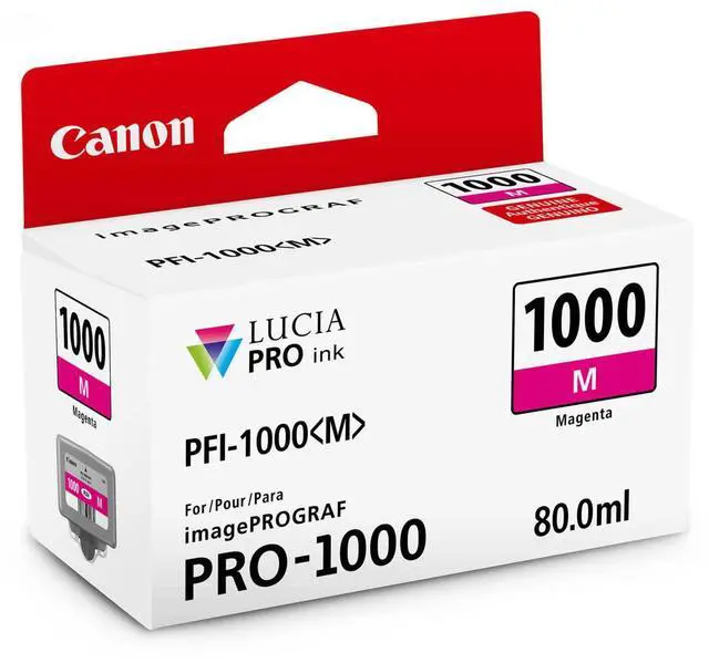 Alt view image 6 of 8 - Canon 0548C002 PFI-1000 Lucia Pro Ink Magenta