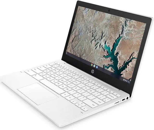 Alt view image 5 of 12 - HP Chromebook 11a-na0080nr 11.6" Chromebook - HD - 1366 x 768 - Octa-core (8 Core) 2 GHz - 4 GB Total RAM - 64 GB Flash Memory - Snow White - MediaTek Chip - Chrome OS - English Keyboard - IEEE 8