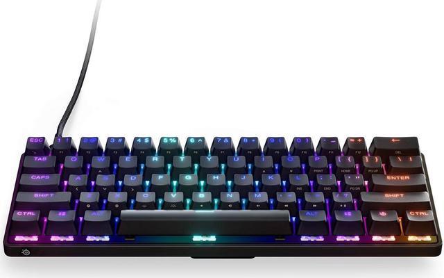 SteelSeries New Apex 9 Mini – HotSwap Optical Mini Keyboard – 60% Compact  Design – Optical Switches – RGB Customization – Aluminum Alloy Frame –