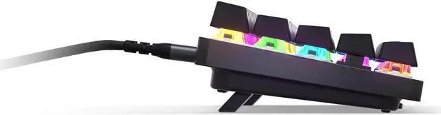 Alt view image 5 of 19 - SteelSeries Apex 9 Mini HotSwap Optical Mini Gaming Keyboard – 60% Compact Design – Optical Switches – RGB Customization – Aluminum Alloy Frame – Double Shot PBT Keycap
