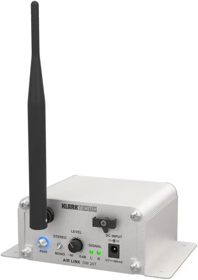 Alt view image 6 of 6 - Klark Teknik AIR LINK DW 20T 2.4 GHz Wireless Stereo Transmitter #000CE10200010