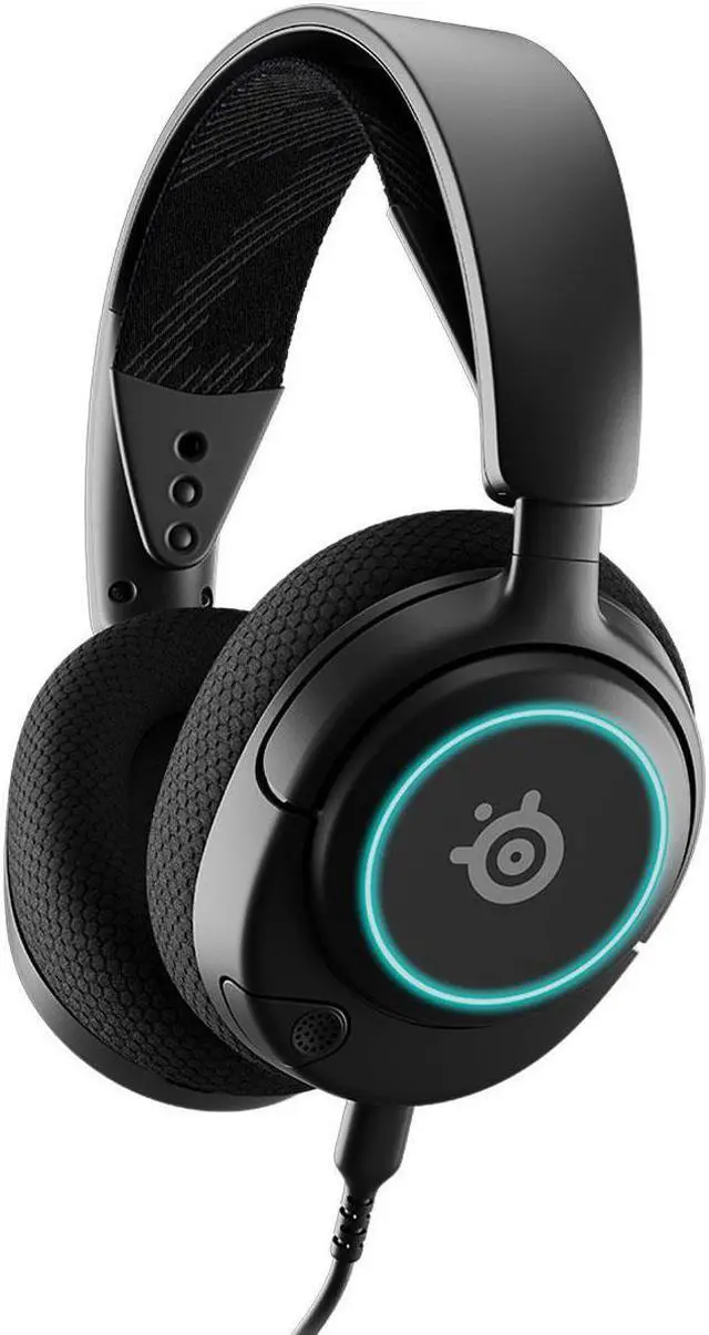 Alt view image 2 of 15 - SteelSeries New Arctis Nova 3 Multi-Platform Gaming Headset - Black