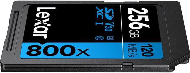 Alt view image 10 of 20 - Lexar BLUE Series 256GB High-Performance SDXC Flash Memory UHS-I U1 Class 10