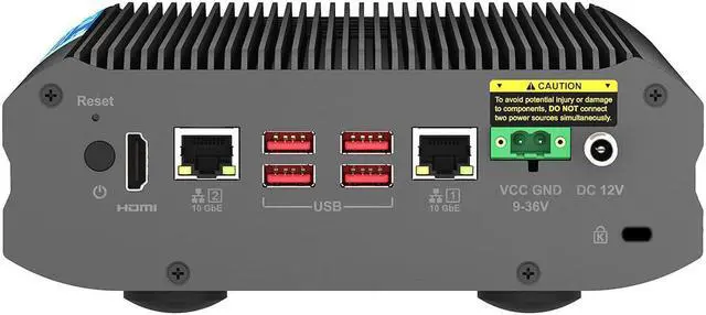 Alt view image 11 of 11 - QNAP TS-i410X-8G-US 4 Bay High-Speed fanless Industrial NAS with dual-10GBe, Intel Atom CPU, 8GB DDR4 Memory and 2.5GbE (2.5G/1G/100M) Network Connectivity (Diskless)