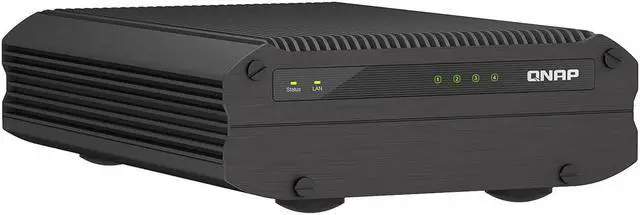 Alt view image 9 of 11 - QNAP TS-i410X-8G-US 4 Bay High-Speed fanless Industrial NAS with dual-10GBe, Intel Atom CPU, 8GB DDR4 Memory and 2.5GbE (2.5G/1G/100M) Network Connectivity (Diskless)