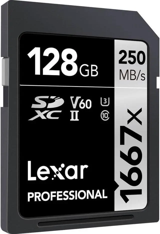 Alt view image 4 of 5 - Lexar SILVER Series Professional 1667x 128GB UHS-II SDXC Memory Card, Bundle with Multi-Card 2-In-1 USB 3.1 Reader