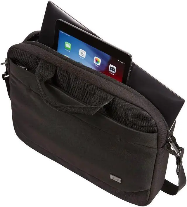 Alt view image 13 of 16 - CASE LOGIC-PERSONAL & PORTABLE 3203986 ADVA114 BLACK ADVANTAGE ATTACHE