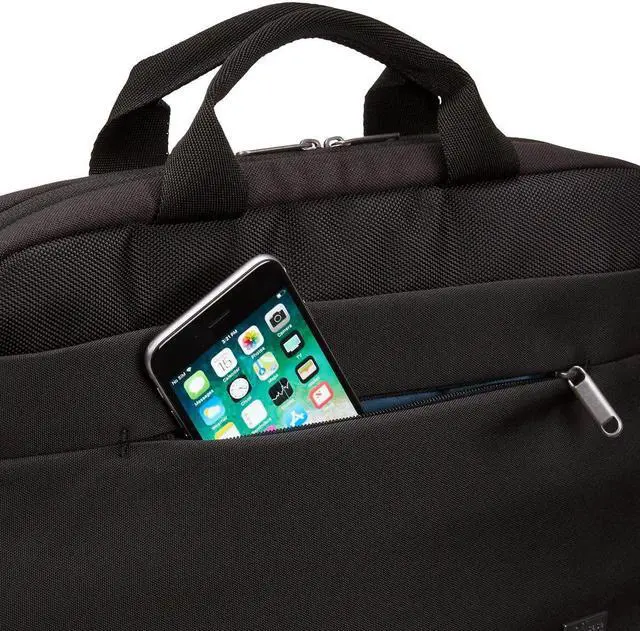 Alt view image 15 of 16 - CASE LOGIC-PERSONAL & PORTABLE 3203986 ADVA114 BLACK ADVANTAGE ATTACHE