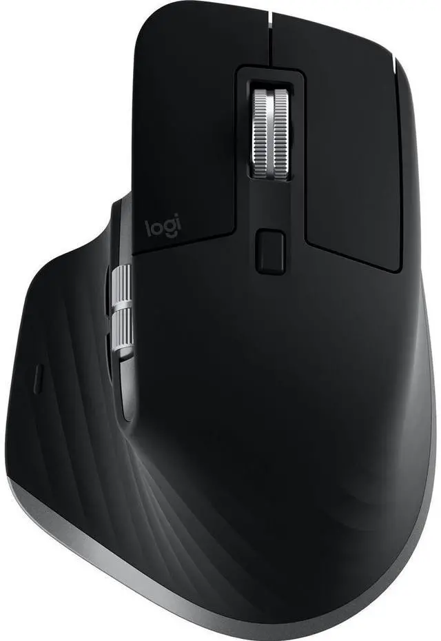 Alt view image 5 of 12 - Logitech MX Master 3S for Mac Wireless Bluetooth Mouse, Ultra-Fast Scrolling, Ergo, 8K DPI, Quiet Clicks, Track on Glass, USB-C, Apple, iPad - Space Grey - With Free Adobe Creative Cloud Subscription