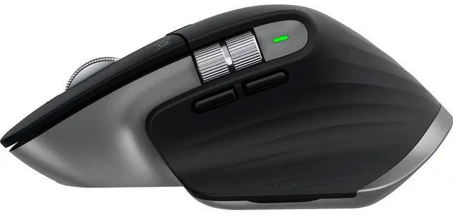 Alt view image 6 of 12 - Logitech MX Master 3S for Mac Wireless Bluetooth Mouse, Ultra-Fast Scrolling, Ergo, 8K DPI, Quiet Clicks, Track on Glass, USB-C, Apple, iPad - Space Grey - With Free Adobe Creative Cloud Subscription