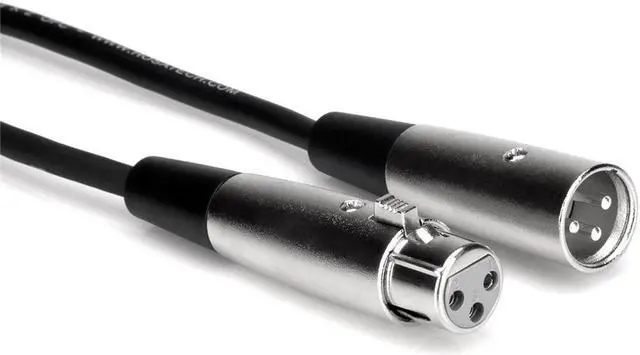 Alt view image 3 of 4 - Hosa Technology 2x Balanced Interconnect XLR3F to XLR3M Cable, 10'/3.04m