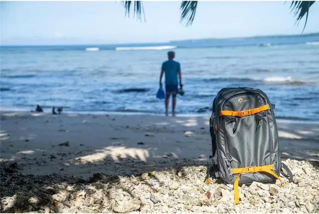 Alt view image 3 of 7 - Lowepro Whistler 350 AW II Camera Backpack (Gray)