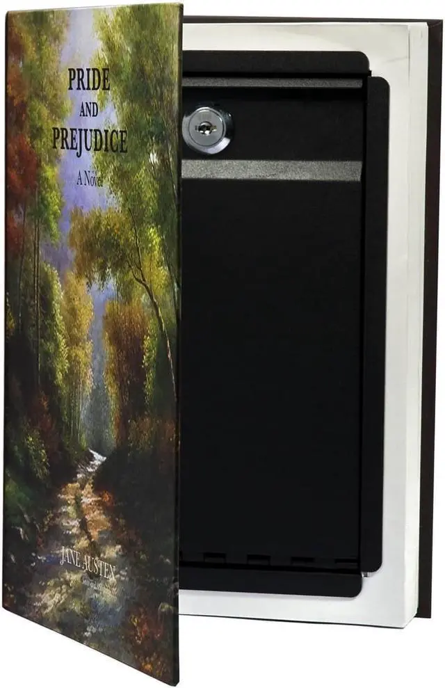 Alt view image 16 of 20 - Barska Real Paper Book Safe,0.05 cu ft,Black AX11682