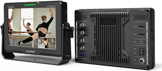 Alt view image 8 of 20 - LILLIPUT 7" Q7-12G 7inch 2000nits 12G-SDI Ultra Brightness On-Camera Monitor-12G-SDI x 2 HDMI 2.0 x 1 Tally Output 12G-SDI x 2 HDMI 2.0 x 1 HDR 3D-LUT Waveform level meter Vector scope