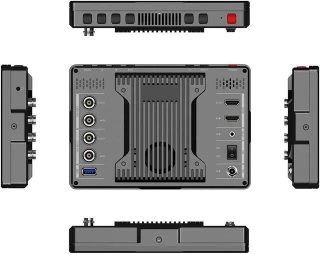 Alt view image 13 of 20 - LILLIPUT 7" Q7-12G 7inch 2000nits 12G-SDI Ultra Brightness On-Camera Monitor-12G-SDI x 2 HDMI 2.0 x 1 Tally Output 12G-SDI x 2 HDMI 2.0 x 1 HDR 3D-LUT Waveform level meter Vector scope