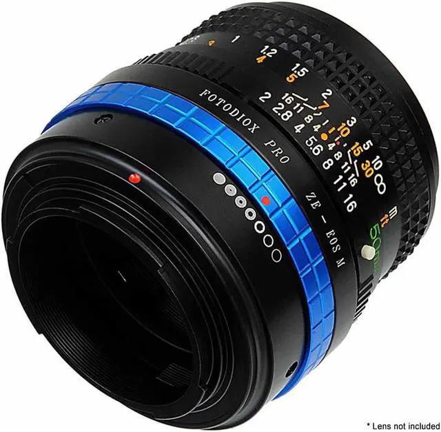 Alt view image 5 of 6 - fotodiox pro lens mount adapter, mamiya ze (35mm) lens to eos m ef-m camera body