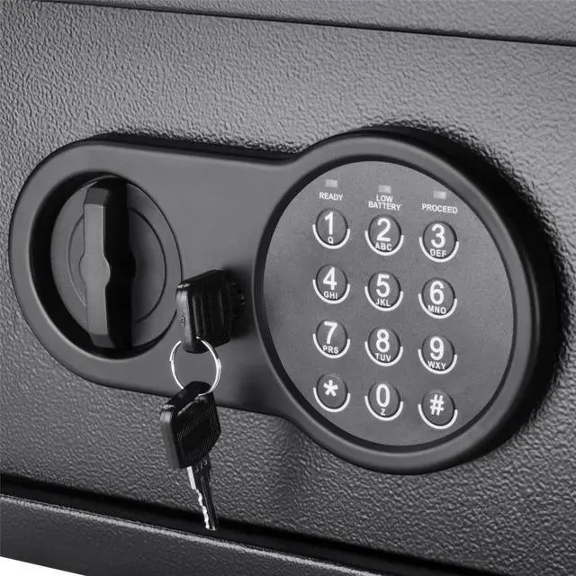 Alt view image 12 of 13 - BARSKA AX12616 Security Safe,Black,8 lb.